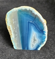 Blauwe agaat geode #2