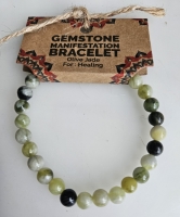 Manifestatie armband jade 6mm healing