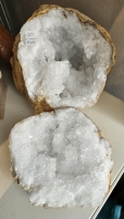 Bergkristal geode set